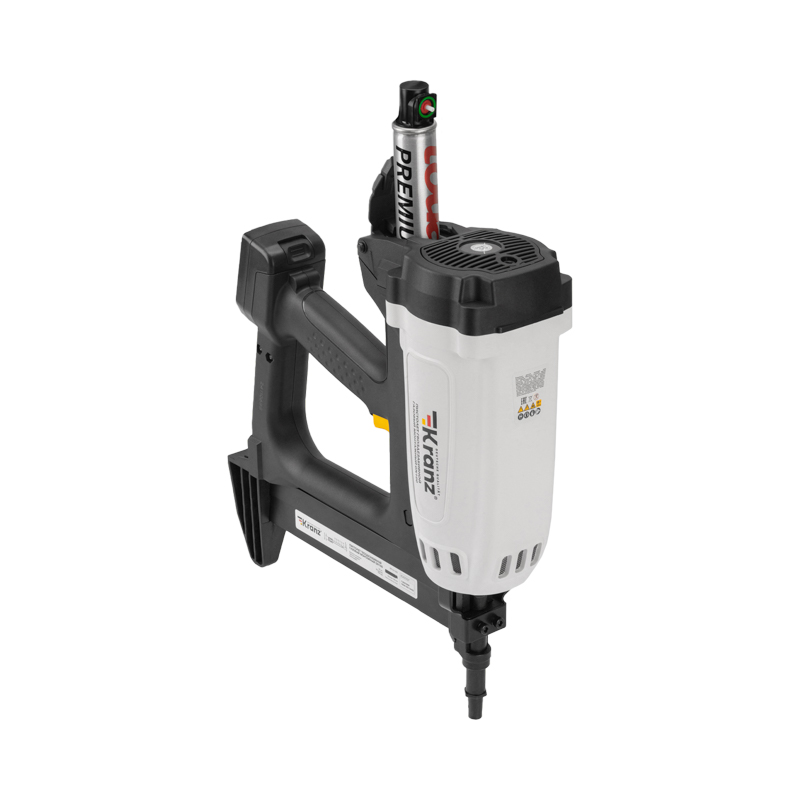 Пистолет гвоздезабивной газовый монтажный GN100 KRANZ, 100Дж, длина гвоздей 15-40мм, диаметр 2, 7-3мм