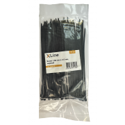 Хомут 150 мм x 2.5 мм X-Line, черный, 100 шт - 